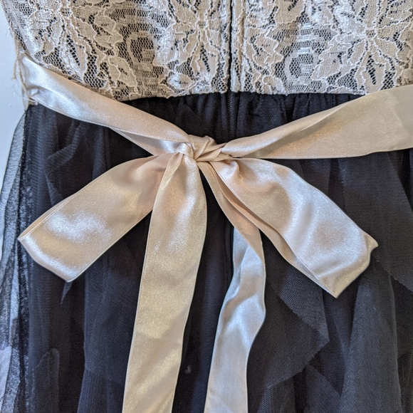 Semi formal lace and tule Le Chateau dress - Picture 5 of 7